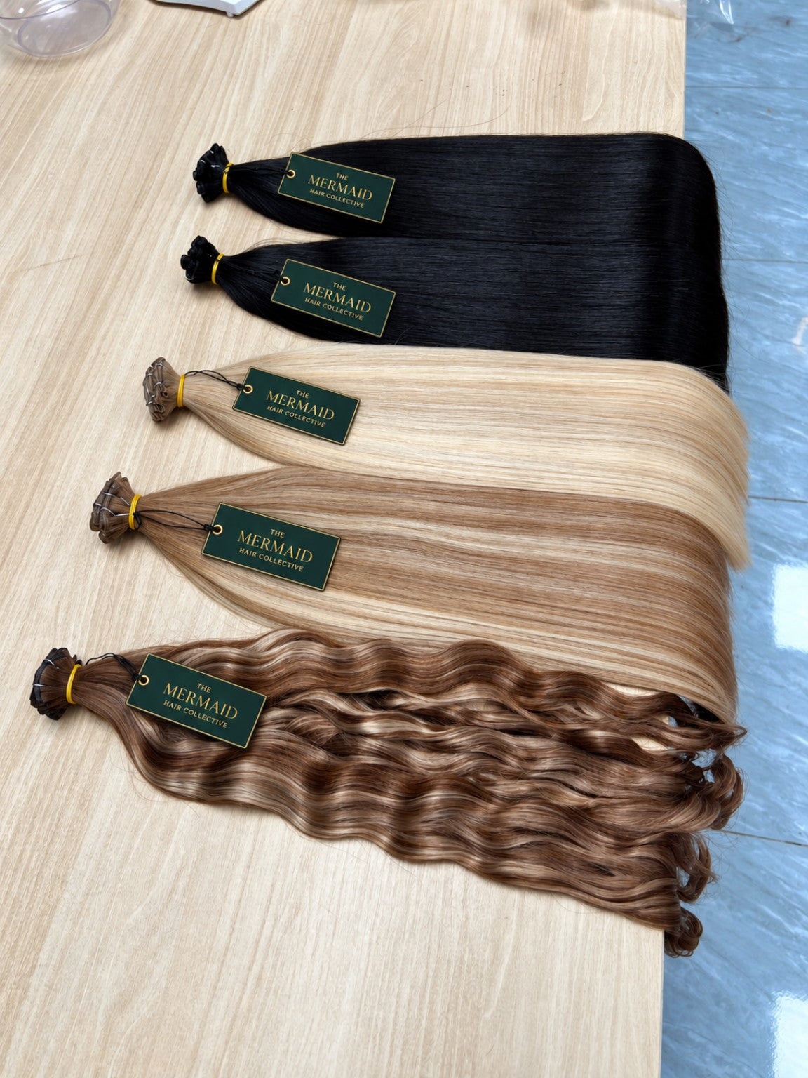 The Mermaid Hair Collective professional hair extension range for trade salons